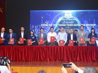 Cục Tin học hóa, Bộ Thông tin và Truyền thông và NAPAS ký Thỏa thuận hợp tác triển khai Cổng hỗ trợ thanh toán quốc gia - PAYGOV