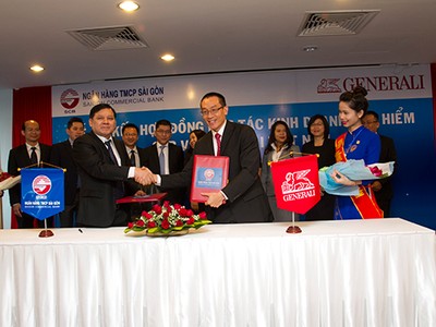 Lễ ký kết hợp tác giữa Generali Việt Nam và SCB 