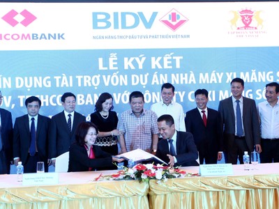 BIDV và Techcombank tài trợ hơn 6.000 tỷ đồng cho Xi Măng Sông Lam