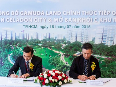 Gamuda Land chính thức tiếp quản Dự án Celadon City 