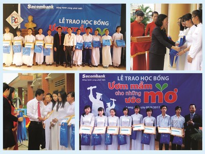 Sacombank trao 3.094 suất học bỗng cho học sinh - sinh viên toàn quốc