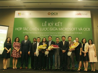 OCB ký hợp tác ciến lược với Micorosoft