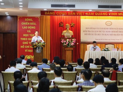 Kiểm tra công tác cải cách hành chính một số ngân hàng trên địa bàn TP.HCM