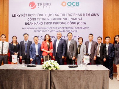 OCB bắt tay Trend Micro cung cấp 50.000 tài khoản bảo mật thiết bị cho khách hàng