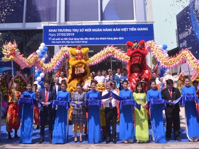 Ngân hàng Bản Việt An Giang khai trương trụ sở mới