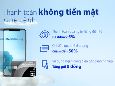Ngân hàng Bản Việt triển khai hàng loạt ưu đãi hưởng ứng “Ngày không tiền mặt” 