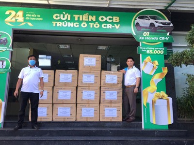 OCB ủng hộ thiết bị y tế cho tỉnh Quảng Nam 