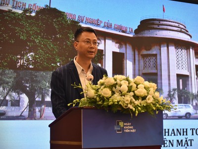 Ông Lê Anh Dũng - Phó vụ trưởng Vụ thanh toán Ngân hàng Nhà nước