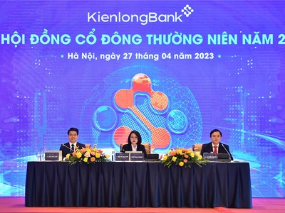 Toàn cảnh Đại hội đồng cổ đông thường niên KienlongBank năm 2023