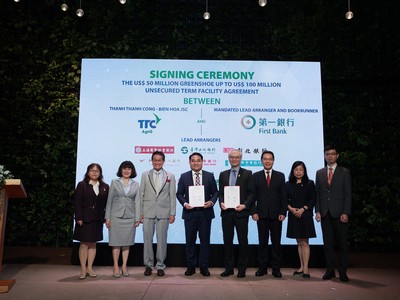 Ngày 20/7/2023, TTC AgriS tiếp tục huy động thêm 100 triệu USD từ nhóm 9 định chế tài chính Đài Loan, trong đó First Commercial Bank (FCB) - Ngân hàng lớn thứ 3 của Đài Loan đóng vai trò Lead Bank.