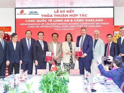 Cảng quốc tế Long An hợp tác với cảng Oakland (Hoa Kỳ)
