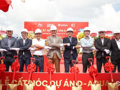 Dự án D-Aqua (Quận 8) cất nóc vào ngày 01/7/2024