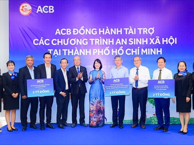 ACB đồng hành cùng UBND TP.HCM trong các chương trình an sinh xã hội