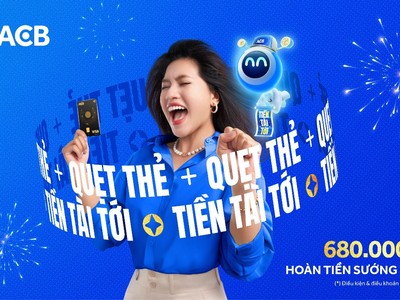 Quẹt thẻ sắm tết thông minh: tiền vừa đi lại về túi mình