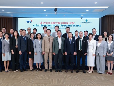 Tập đoàn TTC ký kết hợp tác chiến lược với Tập đoàn Stavian
