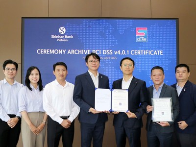 Ngân hàng Shinhan Việt Nam đạt chứng nhận quốc tế PCI-DSS 4.0.1