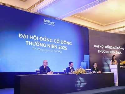 ĐHCĐ BVBank (BVB): Mục tiêu lợi nhuận cả năm tăng trưởng 41%, quý I/2025 đạt 80 tỷ đồng