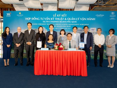 Nghi thức ký kết hợp đồng tư vấn kỹ thuật và quản lý vận hành dự án Citadines Selavia Phu Quoc