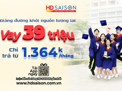 HD SAISON giúp sinh viên đầu tư cho tương lai bằng gói vay học phí