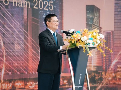 Phó Thủ tướng Chính phủ Hồ Đức Phớc phát biểu tại Lễ khánh thành