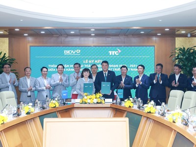 Thỏa thuận hợp tác toàn diện giữa TTC và BIDV giai đoạn 2026 - 2031, đánh dấu bước tiến mới trong quan hệ hợp tác giữa hai bên