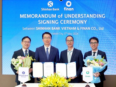 Ngân hàng Shinhan hợp tác cùng Finan ra mắt ứng dụng Shinhan Store cho hộ kinh doanh