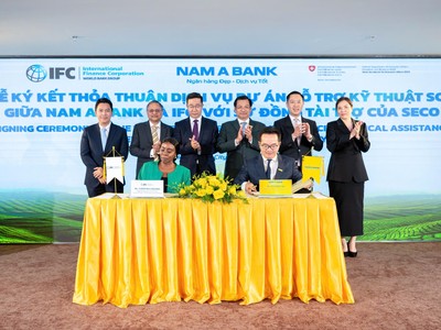 Lãnh đạo Nam A Bank và IFC ký kết thỏa thuận Hỗ trợ kỹ thuật Tài trợ Chuỗi Cung ứng.