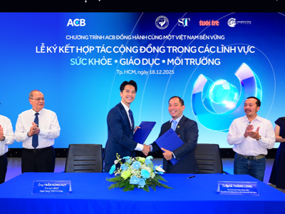 Năm 2025, ACB công bố mô hình PTBV, thông qua loạt thỏa thuận hợp tác dài hạn trong các lĩnh vực sức khỏe, giáo dục, môi trường.