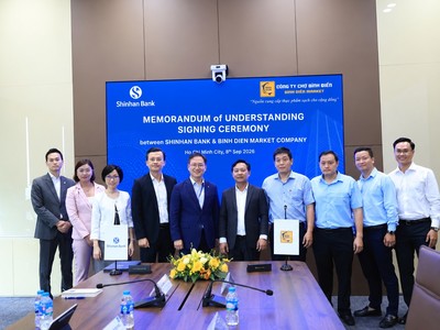 Ngân hàng Shinhan hợp tác Công ty Quản lý và Kinh doanh chợ Bình Điền cho thương nhân vay tín chấp đến 500 triệu đồng