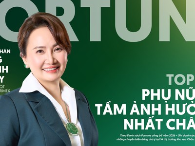 Bà Đặng Huỳnh Ức My lần thứ 2 vào top 100 Most Powerful Women Asia của Fortune