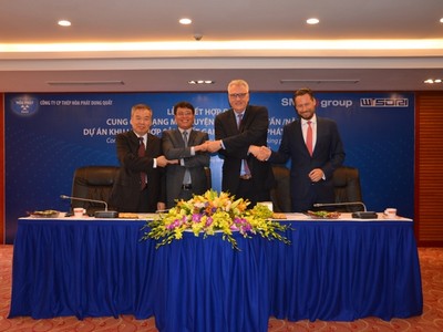 Hòa Phát ký kết với các đối tác cung cấp thiết bị luyện thép cho dự án tại Dung Quất