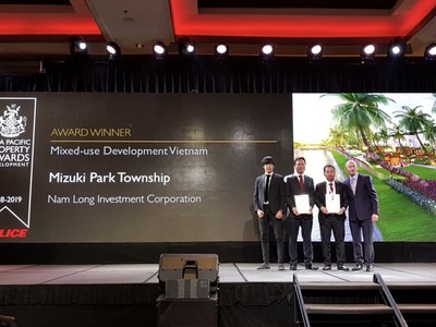 Khu đô thị Mizuki Park nhận 2 giải quốc tế 