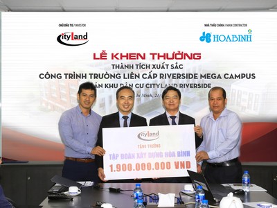 Hài lòng với chất lượng công trình, chủ đầu tư thưởng nhà thầu 1,9 tỷ đồng 