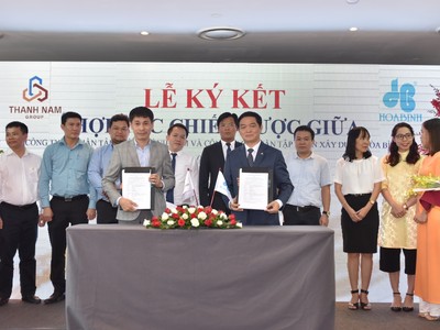 Hòa Bình nhận thầu thi công hai dự án của Thành Nam trị giá 2.800 tỷ đồng