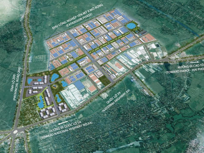 Hòa Phát cho thuê 35 ha tại 3 khu công nghiệp Yên Mỹ II, Phố Nối A, Hòa Mạc 6 tháng đầu năm