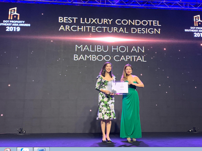 Malibu Hội An được bình chọn dự án nghỉ dưỡng cao cấp hướng biển tốt nhất
