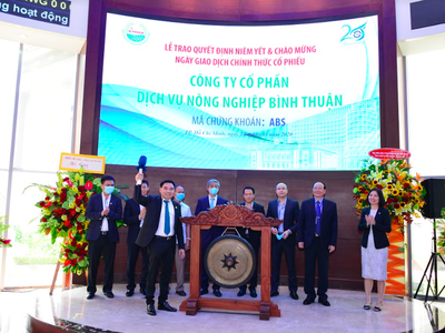 Năm 2020, Dịch vụ Nông nghiệp Bình Thuận (ABS) đặt kế hoạch 810 tỷ đồng doanh thu