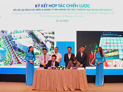 Nam Long (NLG) hợp tác chiến lược với Keppel Land phát triển quỹ đất thương mại tại Waterpoint