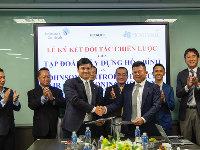 Tập đoàn Hòa Bình (HBC) ký kết hợp tác chiến lược với Johnson Controls - Hitachi Air Conditioning Việt Nam