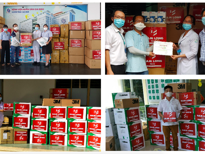 Tập đoàn Nam Long (mã NLG) ủng hộ 12 tỷ đồng chống dịch covid
