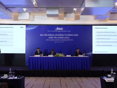 Giả thiết giá trị giao dịch bình quân là 9.000 tỷ đồng/ngày, VN-Index đi ngang, HSC lên kế hoạch kinh doanh thận trọng