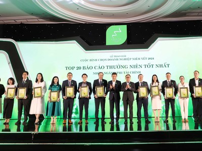 Vinh danh các doanh nghiệp có Báo cáo thường niên xuất sắc nhất Cuộc bình chọn Doanh nghiệp niêm yết năm 2024