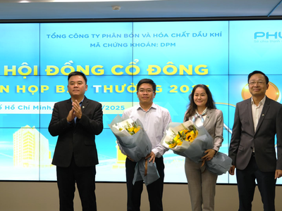 Bà Võ Thị Thanh Ngọc – Thành viên HĐQT của Tổng công ty Khí Việt Nam – CTCP (PVGAS) – trở thành Thành viên Hội đồng Quản trị Tổng Công ty Phân bón và Hóa chất Dầu khí – CTCP (PVFCCo – Phú Mỹ)