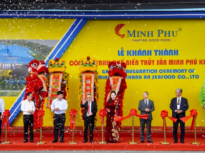 Minh Phú (MPC) khánh thành nhà máy chế biến thủy sản Minh Phú Khánh An tại Cà Mau