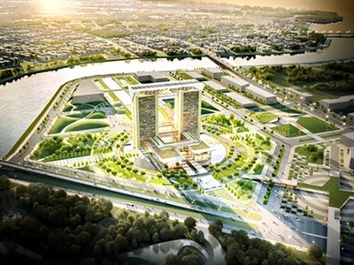 Phối cảnh Dự án Trung tâm hành chính hơn 2.000 tỷ của tỉnh Nghệ An 
