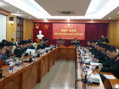 Quang cảnh buổi họp báo. Ảnh: HT