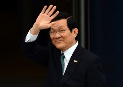 Chủ tịch nước Trương Tấn Sang. Ảnh: AFP.
