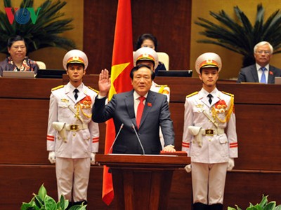 Chánh án TANDTC Nguyễn Hòa Bình tuyên thệ nhậm chức