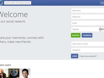 Trang chủ của mạng xã hội "Best Korea's Social Network".