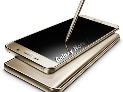 Một trong các ảnh Render của Galaxy Note 7